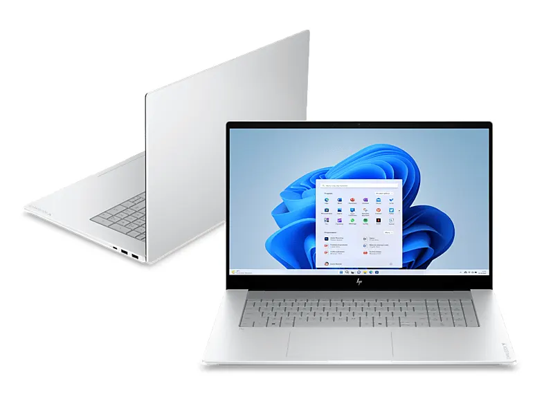 Laptop HP OmniBook X AI 17-de0014nwx FHD Dotykowy / Intel® Core™ Ultra 7 356H 24 GB RAM 1 TB SSD Onboard Graphics Windows 11 Pro Srebrny