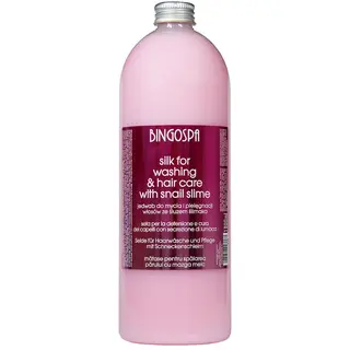 Jedwab do mycia i pielęgnacji włosów ze śluzem ślimaka 1000 ml BINGOSPA