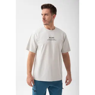 Szary T-shirt męski TW BASIC TSHIRT OVERSIZE 193 M GREY - 4XL