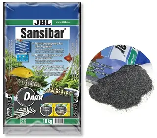 JBL PODŁOŻE SANSIBAR DARK czarny dekoracyjny żwir do akwariów 10kg