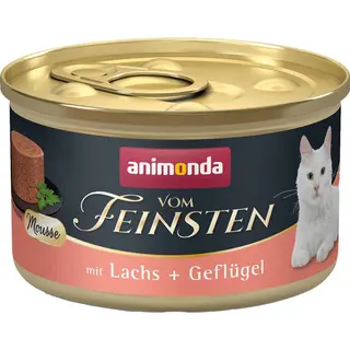 ANIMONDA Vom Feinsten Mousse Łosoś i drób - mokra karma dla kota - 85g