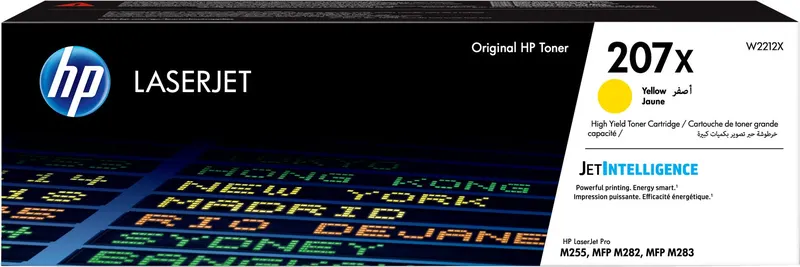 HP 207X oryginalny żółty toner LaserJet o wysokiej wydajności