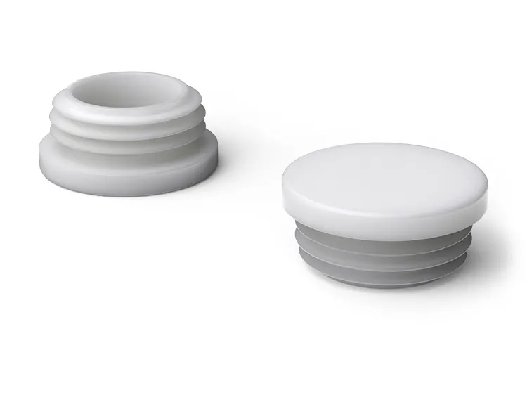 Zaślepka do profili okrągłych D-16mm, 1,0mm-2,5mm, kolor naturalny