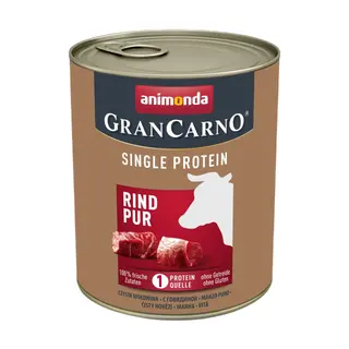 ANIMONDA GranCarno Adult Single Protein Wołowina Mono - mokra karma dla psa - 800g