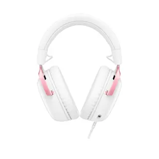 HyperX Cloud III — zestaw słuchawkowy dla graczy (biały/różowy)