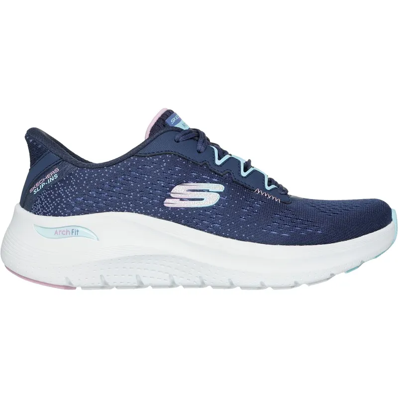 Skechers Arch Fit 2.0 - Fresh Pace, buty outdoorowe, damskie, ciemnoniebieskie
