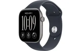 Smartwatch Apple Watch Series 12 GPS + Cellular 46mm aluminium gwiezdna szarość + pasek sportowy granatowy M/L