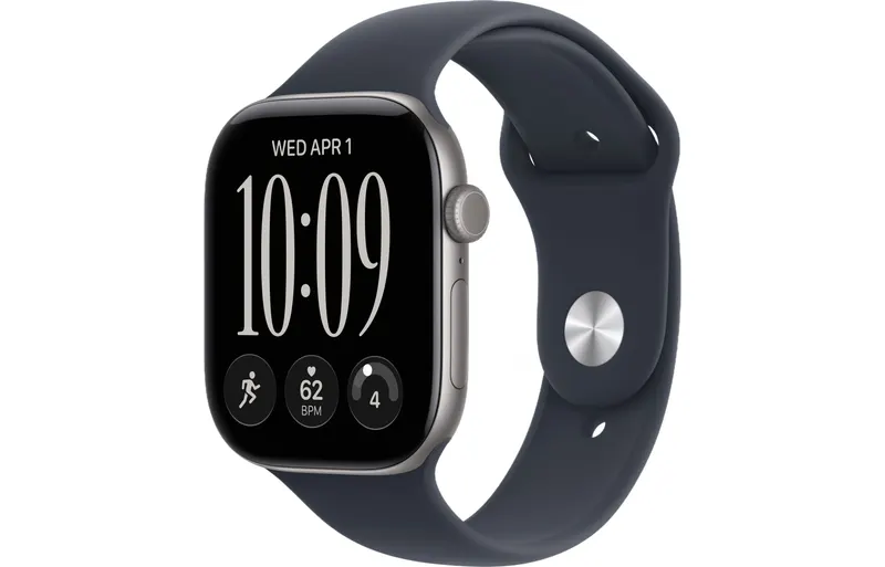 Smartwatch Apple Watch Series 12 GPS + Cellular 46mm aluminium gwiezdna szarość + pasek sportowy granatowy M/L
