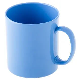 Kubek plastikowy gładki Muggi nieb.350ml/DI0074