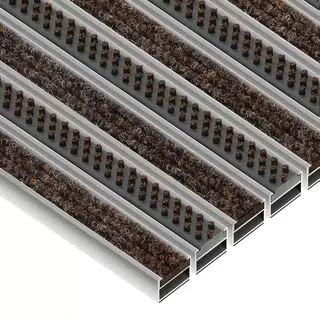 Clean Ryps - Scrub - wycieraczka na wymiar brązowy 22 mm