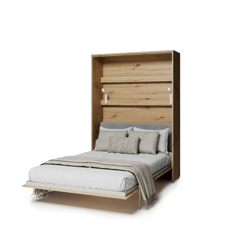 Półkotapczan pionowy elektryczny BC-36 Bed Concept 140x200 cm Rozmiar łóżka - 140x200 cm | Kolor - Dąb artisan | Kolor zagłówka - Szary komfort bez wysiłku | inteligentna technologia