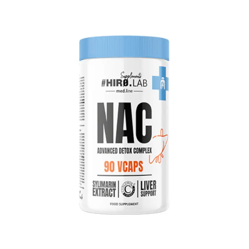 Aminokwasy N-acetyl-L-cysteina Hiro Lab NAC - 90vcaps.