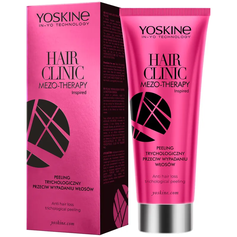 Yoskine Hair Clinic Mezo-Therapy peeling trychologiczny przeciw wypadaniu włosów z bio-mikroigłami, kofeiną, niacynamidem i kwasem hialuronowym 200 ml