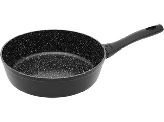 Patelnia głęboka GERLACH 24 cm z powłoką ceramiczną Czarny