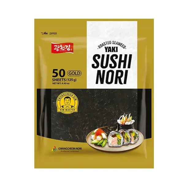 Algi morskie prażone 50 szt. Gold do sushi liście wodorosty glony YAKI NORI