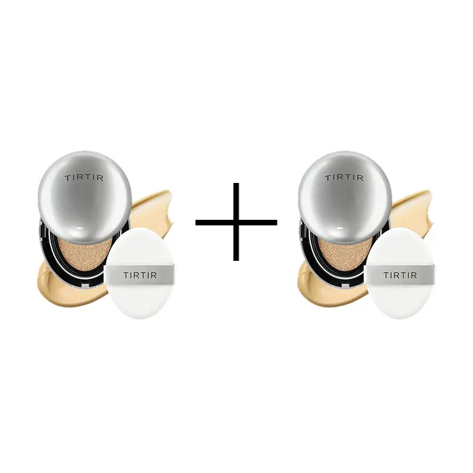TIRTIR Mask Fit Aura Cushion Podkład w Kompakcie 24W Soft Beige 18g 1+1