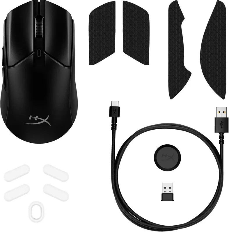 HyperX Pulsefire Haste 2 — bezprzewodowa mysz dla graczy (czarna)