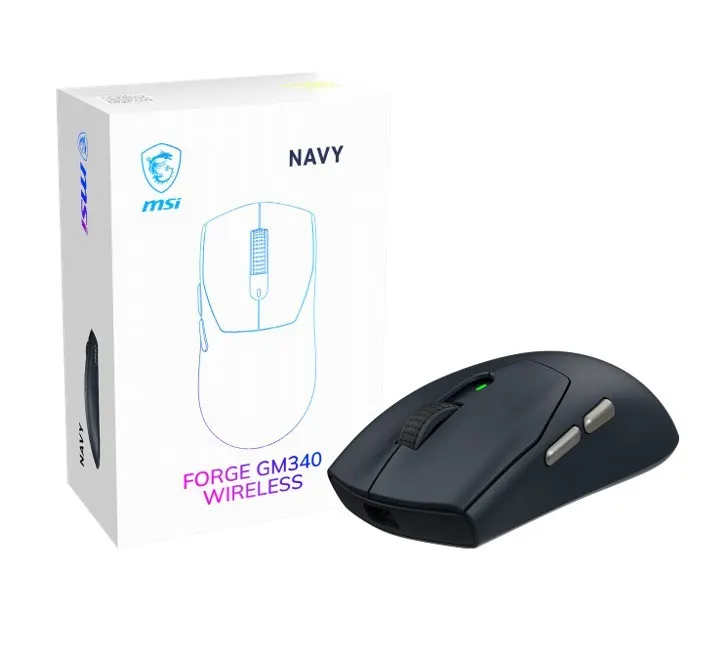 MSI Mysz bezprzewodowa Forge GM340 Granatowa