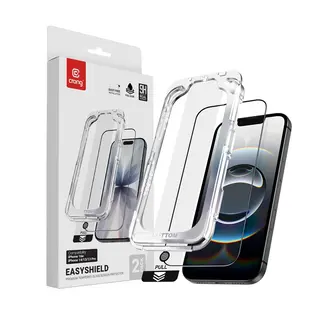 CRONG EasyShield 2-Pack - Szkło hartowane z aplikatorem iPhone 17e / 16e / 14 / 13 / 13 Pro (2 sztuki)