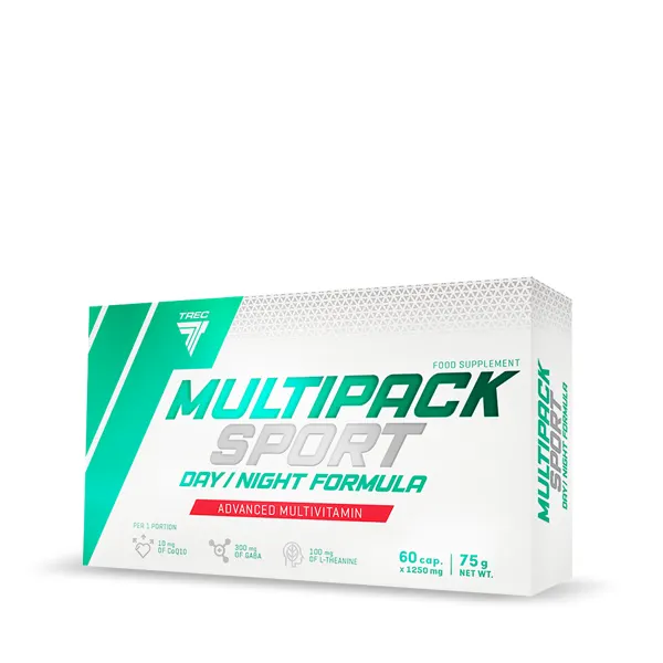 MULTIPACK SPORT DAY/NIGHT FORMULA – kompleks witamin i minerałów na całą dobę - 60 kaps.