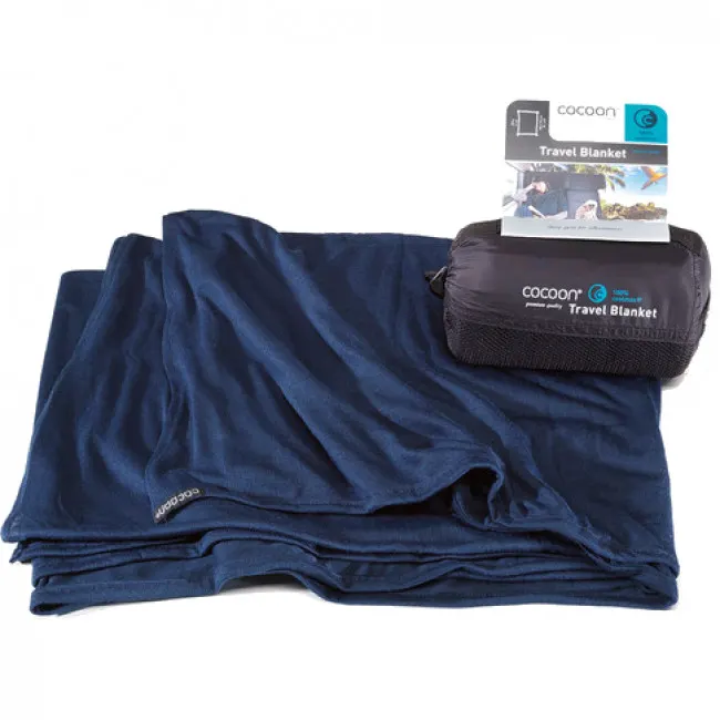 Cocoon Travel Blanket, koc podróżny, granatowy