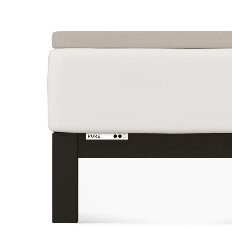 Prześcieradło Schlafgut Pure Topper | 90x190-100x220 cm | Sand Mid | -100x22 Sand Mid 496 - S bawełna