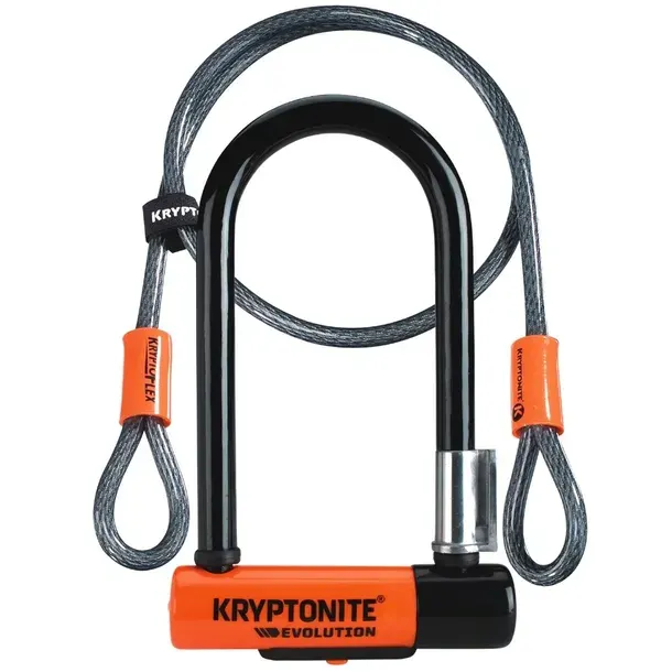 Kryptonite Evolution Mini-7 Zapięcie U-lock + Linka Kryptoflex