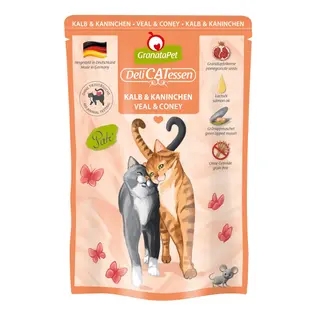 GRANATAPET DeliCATessen Cielęcina i królik - mokra karma dla kota - 85g