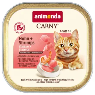 animonda Carny Adult, 32 x 85 g - Kurczak i krewetki