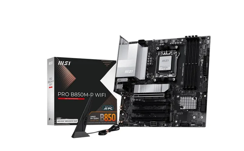 MSI Płyta główna PRO B850M-P WIFI AM5 4DDR5 ATX