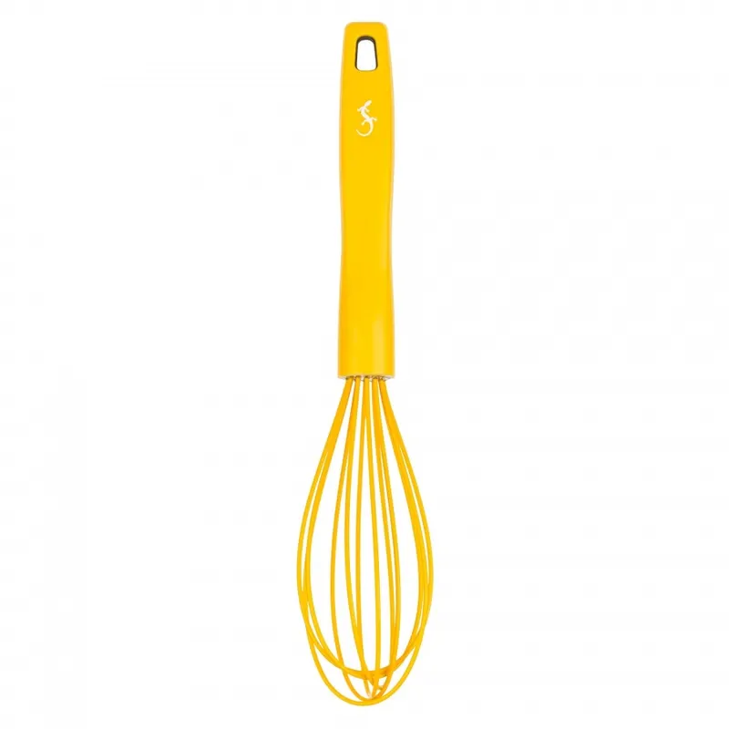 Wąska trzepaczka, silikon, 28 cm, żółta