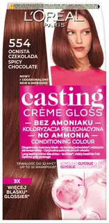 Loreal Casting Creme Gloss Farba 554 Ognista Czekolada