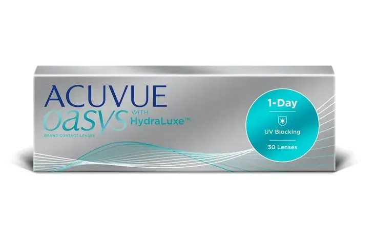 Jednodniowe Soczewki Kontaktowe Acuvue Oasys 1-Day, 30 szt. -5.00; 8.5