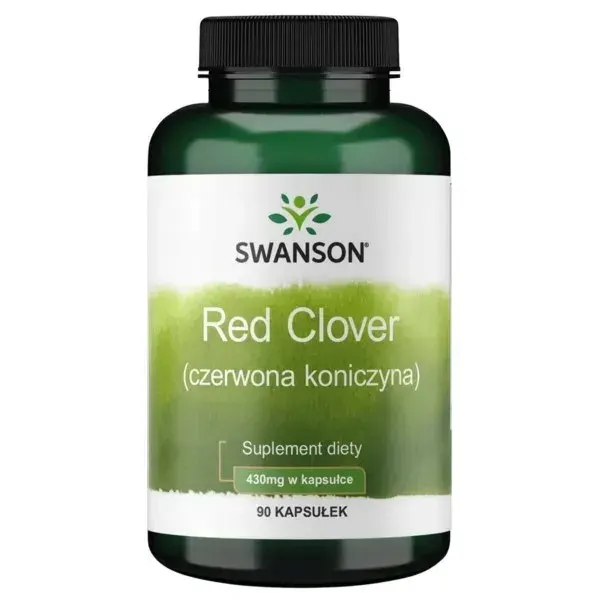 SWANSON Red clover 430mg 90 kapsułek Czerwona koniczyna MENOPAUZA