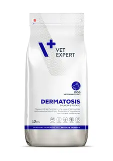 VETEXPERT Veterinary Diet Dermatosis Dog Salmon & Potato Mono - sucha karma dla psa - 12kg