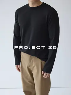 PROJECT 25 Men's Cloud-Soft Cotton Blend Long-Sleeve – High-Stretch Anti-Odor Base Layer, Everyday Essential Tee