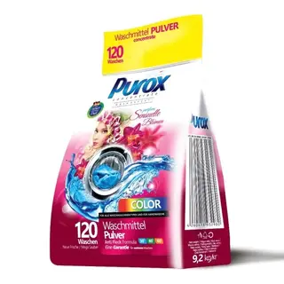 Perfumowany proszek do prania Purox Color 9,2 kg 120 prań