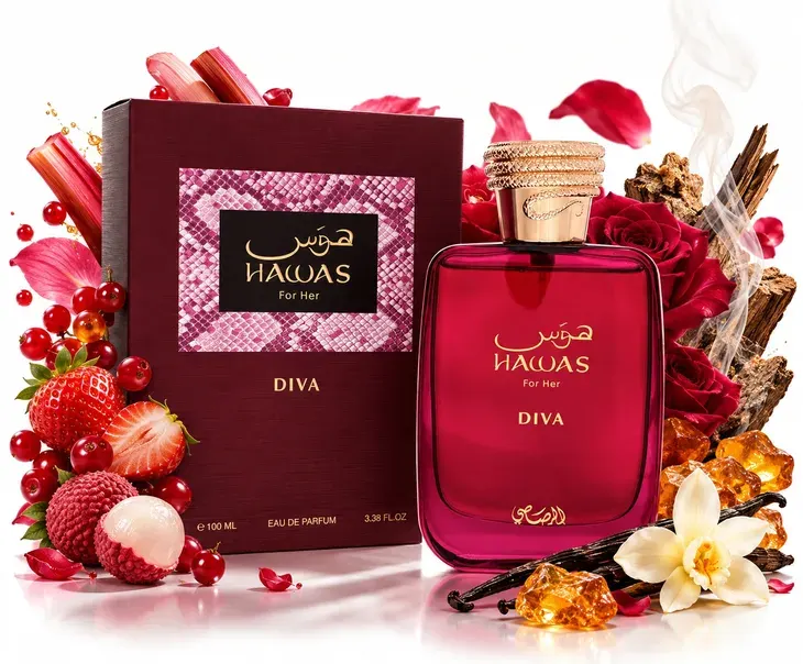 Rasasi Hawas Diva EDP 100 ml Woda Perfumowana Damska Perfumy Arabskie