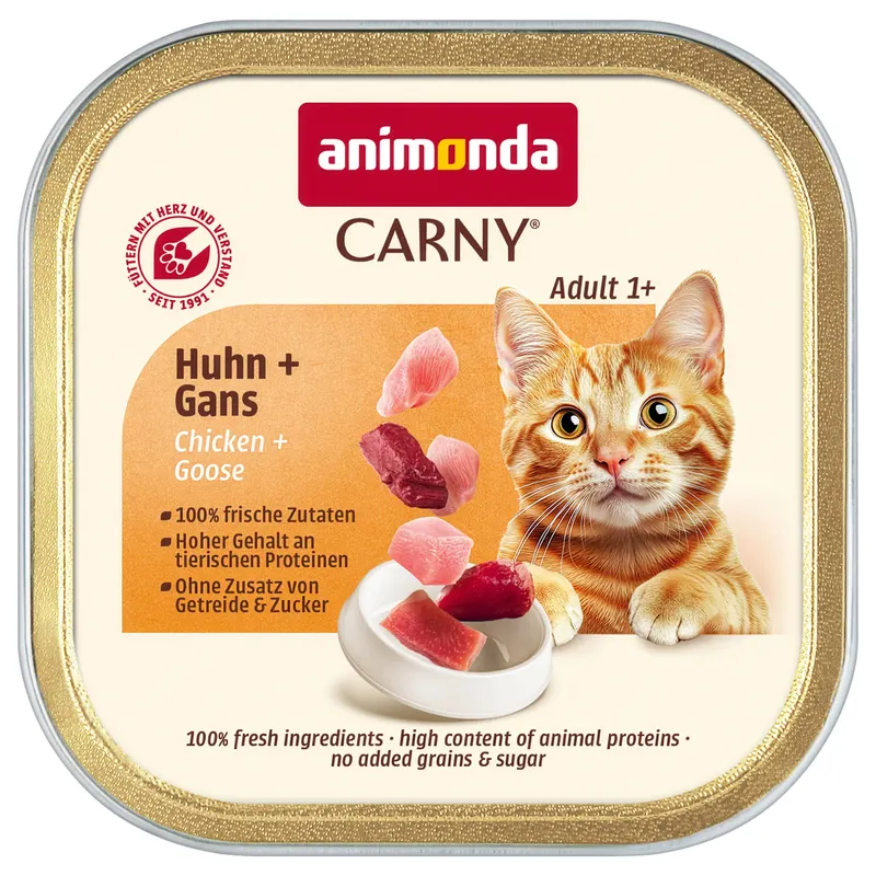 Korzystny pakiet animonda Carny Adult, 64 x 85 g - Kurczak i gęsina