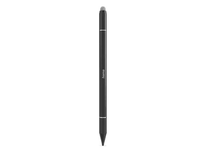 Rysik z długopisem HAMA 125145 końcówka dyskiem Disc Tip 4w1 Czarny
