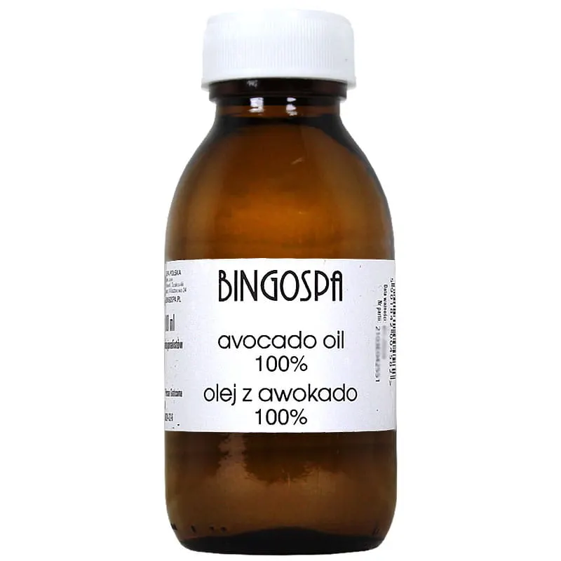 BOMBA WITAMINOWA DLA SKÓRY Olej avocado 100 % BINGOSPA 100 ml