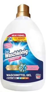 Niemiecki Żel do prania Der Waschkönig 3,3l Sensitive
