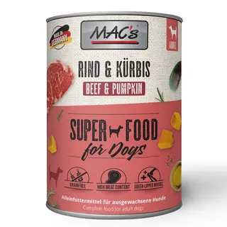 MAC's Adult, 6 x 800 g - Wołowina i dynia