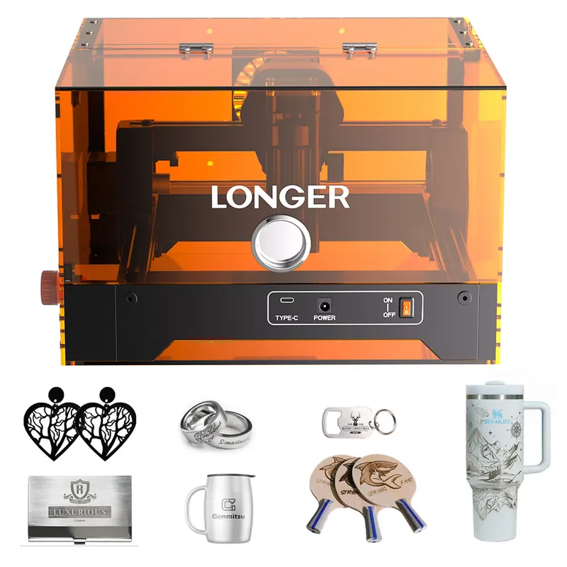 LONGER RAY5 MiniS 10W Zamknięta grawerka laserowa Wtyczka UE