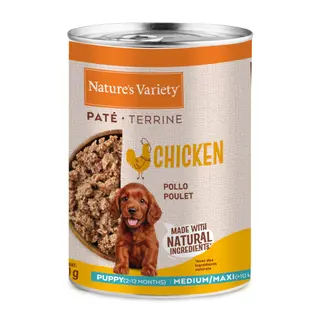 Nature's Variety Paté Medium/Maxi Puppy - Kurczak, 12 x 400 g