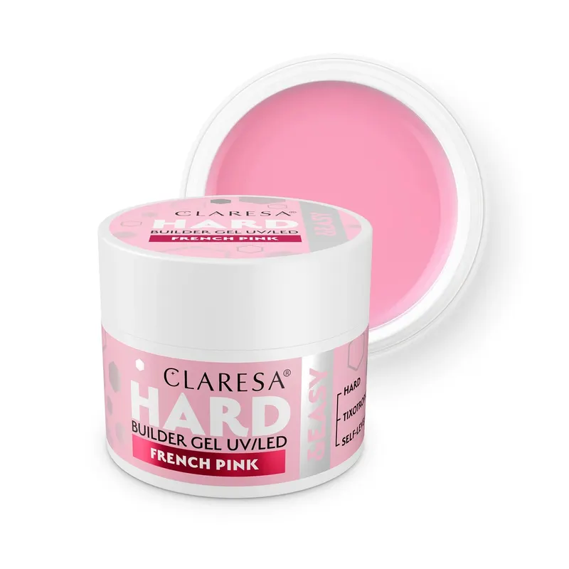 Claresa Żel Budujący Hard & Easy French Pink 45g
