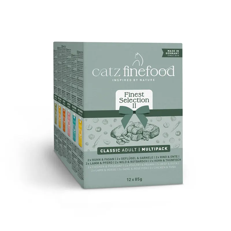 Mieszany pakiet próbny catz finefood w saszetkach, 12 x 85 g - Pakiet 2