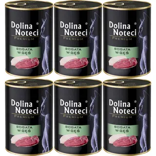 DOLINA NOTECI Premium Bogata w gęś - mokra karma dla kota - 6x400g