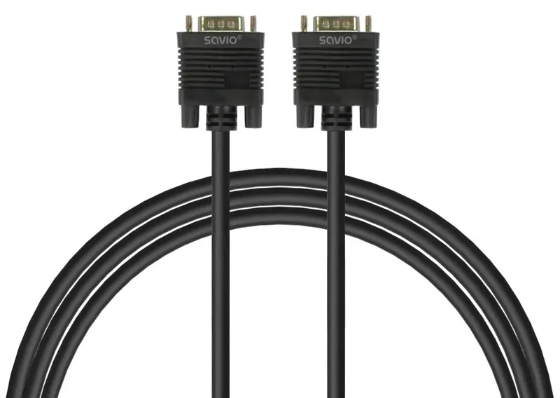 Savio Kabel VGA (M )- VGA (M) ekranowany 2 feryty CL-202