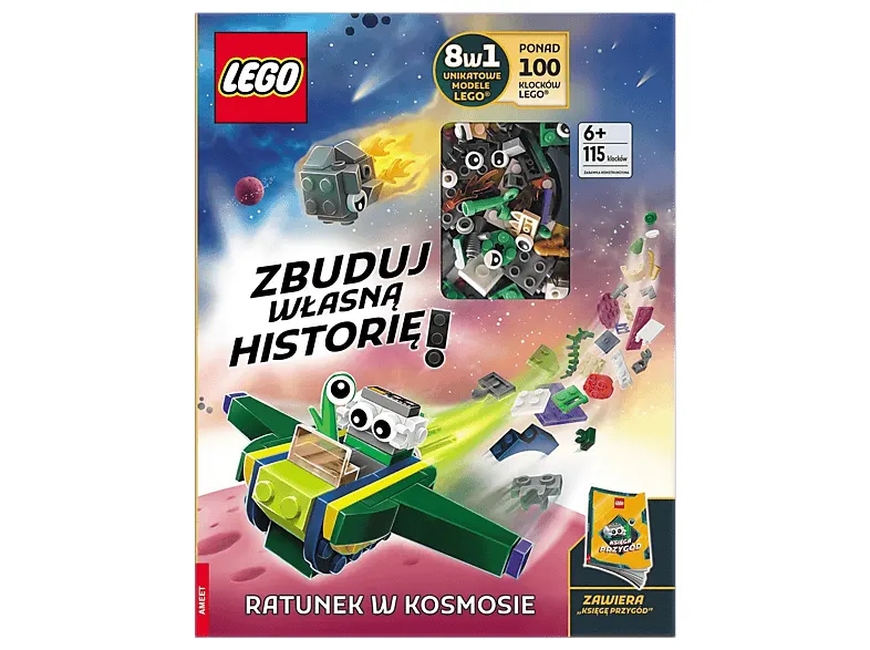 Książka LEGO Ratunek w kosmosie. Zbuduj własną historię! Wielokolorowy